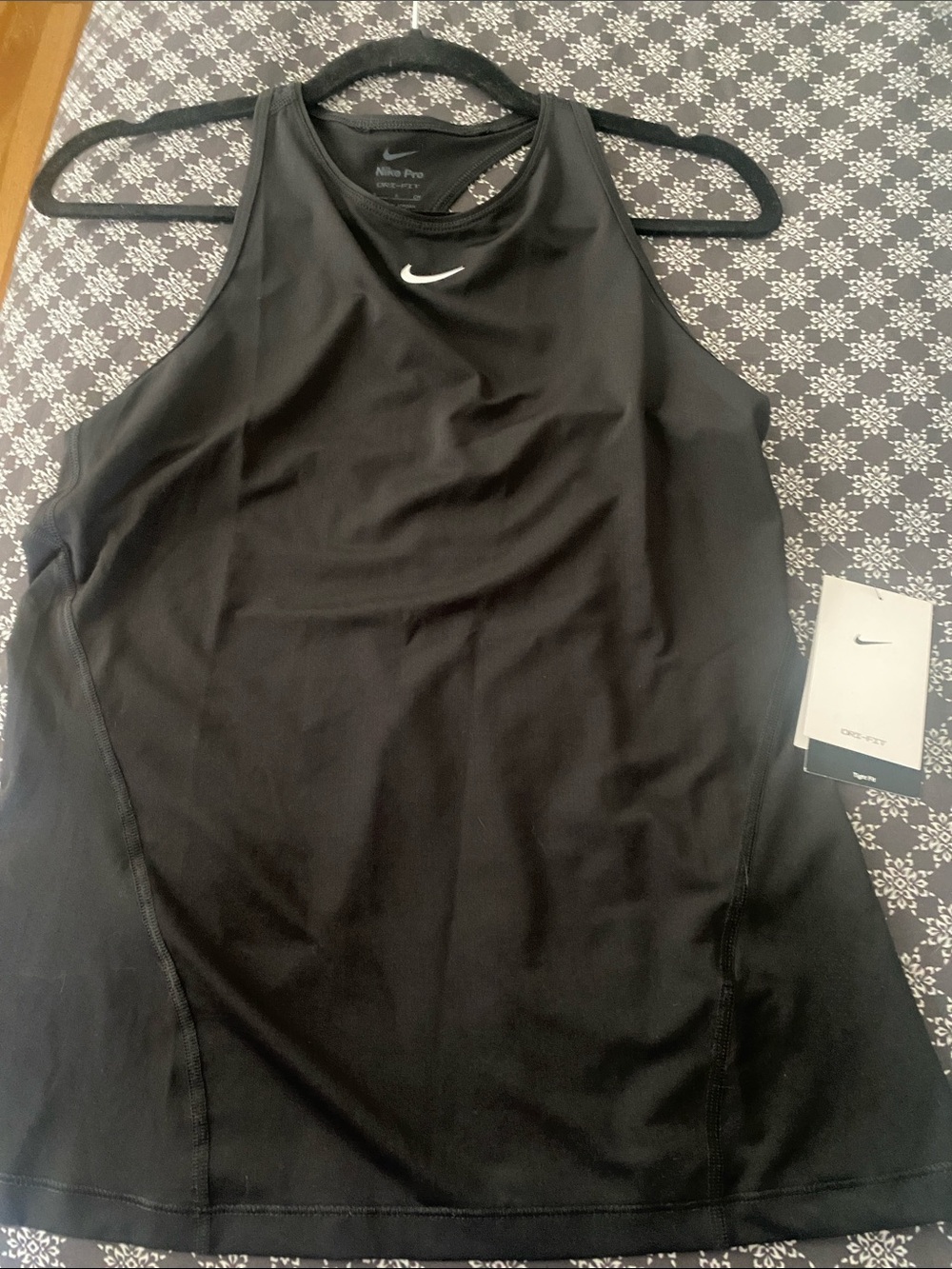 Nike Black Racerback Athletic Tank Top - Picture 8 of 10